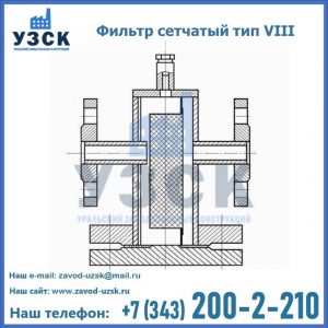 Фильтр сетчатый тип VIII в Красноярске