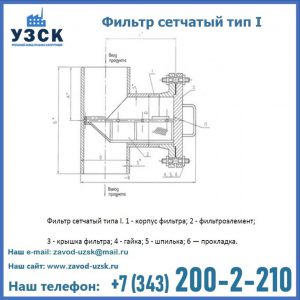 Фильтр сетчатый ФС по Т-ММ-11-2003 в Красноярске