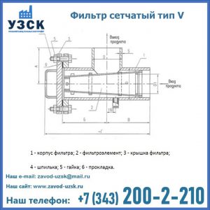 Фильтр сетчатый ФС по Т-ММ-11-2003 в Красноярске
